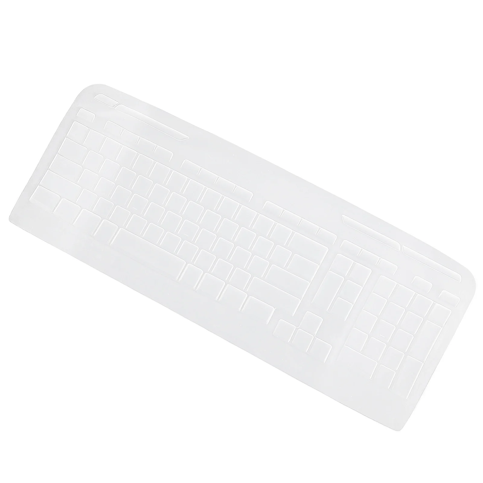 

Keyboard Membrane Keyboard Skin High-quality Washable Protective Cover Silica Gel Dustproof Computer White