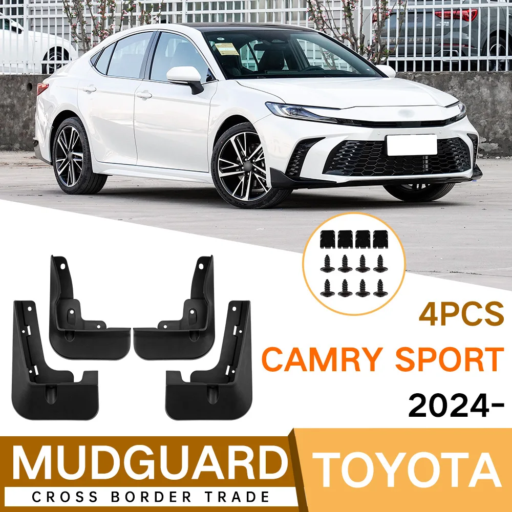 Custom Fit Mud Flaps Splash Guards No Drilling Wheel Exterior Tuning Accessories For Toyota Camry Sport SE/XSE 2024-2025