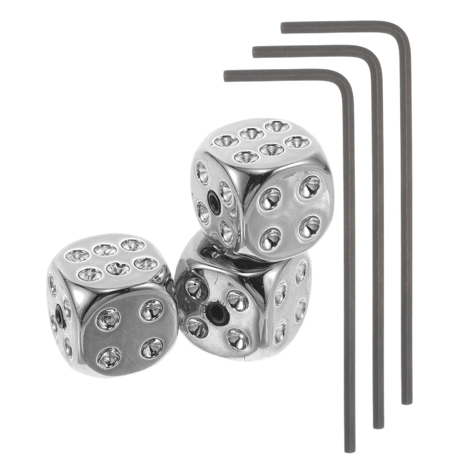 

3Set Guitar Knobs Metal Tone Knobs Electric Bass Volume Control Replacement Guitar Accessories ﻿ Metal Knob