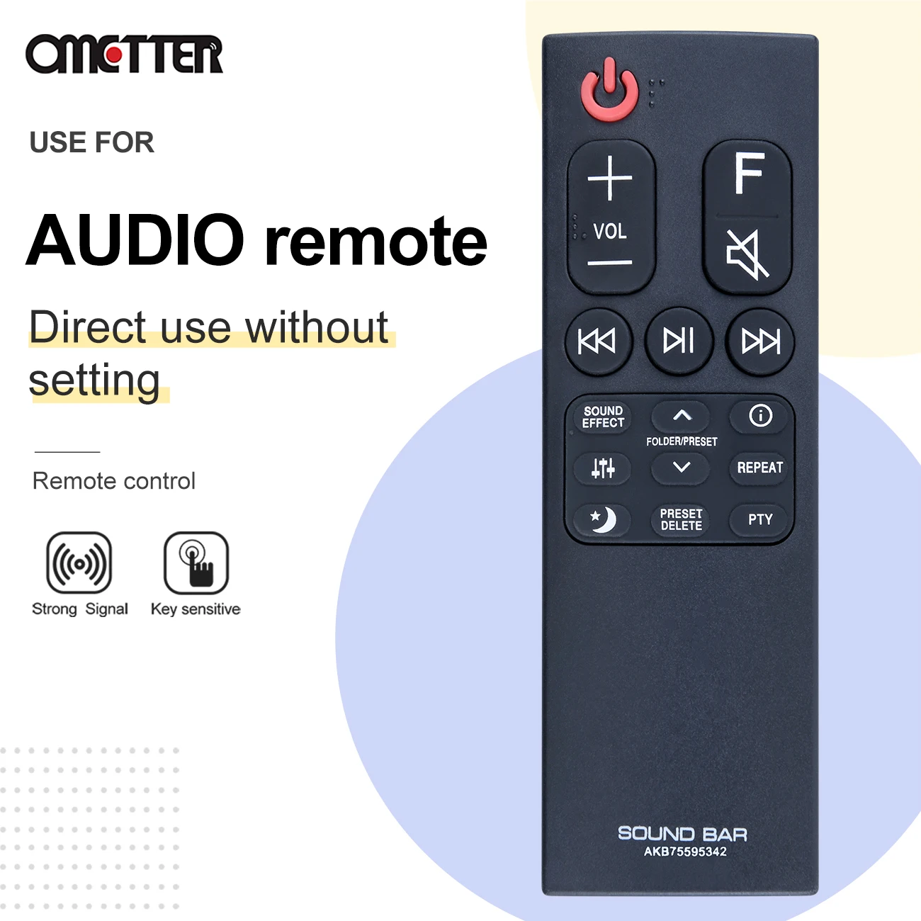 Ajuste de controle remoto para Soundbar, AKB75595342, SP2, PL5, SN6Y, SL6Y, SL6YF, SL5Y, SL7Y