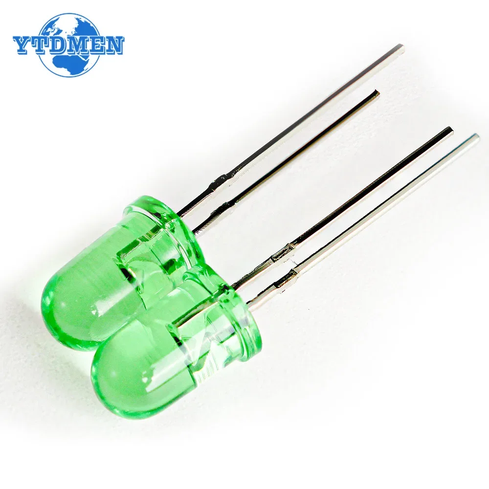 50/100PCS LED Diode 5MM Green F5 Led Light Emitting Diodes Kit for Home Appliances All Kinds of Electronic Products