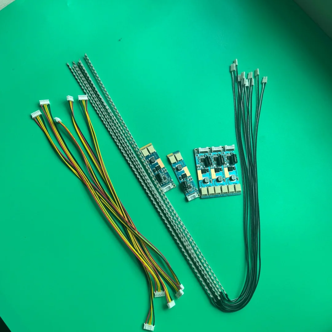Kit de bandes de rétro-éclairage LED à luminosité réglable, 5 pièces, 19 pouces, 390mm, mise à jour du panneau CCFL LCD de 19 pouces de large vers rétro-éclairage LED, livraison gratuite