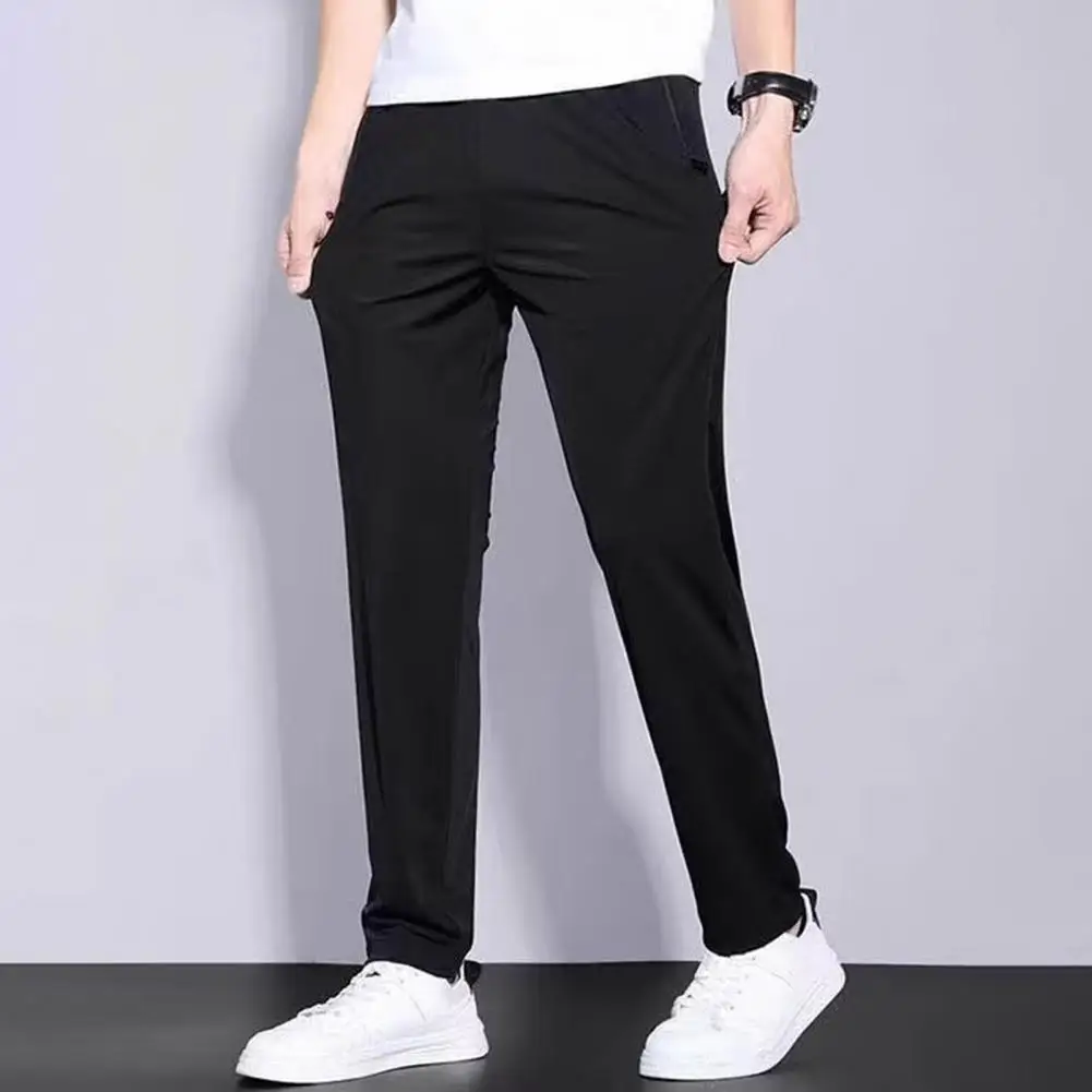 Plus Size  Stylish Comfortable Men Winter Pants Heat Retention Winter Sweatpants Solid Color   for Dating