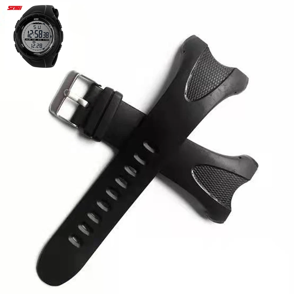 1 Set Strap Band for Skmei 1025 1405 1535 1122 1232 Plastic Wristband Adjustable Replacement Watch Sports Watch Accessories