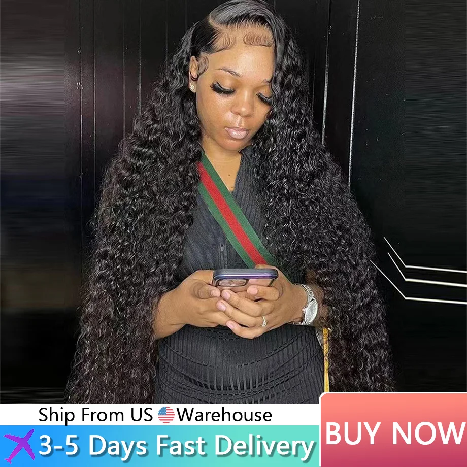 13x6 Hd Lace Frontal Wig Brazilian Human Hair Wigs For Women 13x4 Pre Plucked Wet And Wavy 30 40 Inch Deep Wave Lace Front Wigs