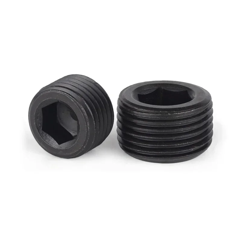 Grade 12.9 Hex Socket Set Screws M10 M12M14M16M18 M20 M22 M24 M26 M27 M28 M30 M33 Carbon Steel Pipe Oil Plug Headless Grub Screw