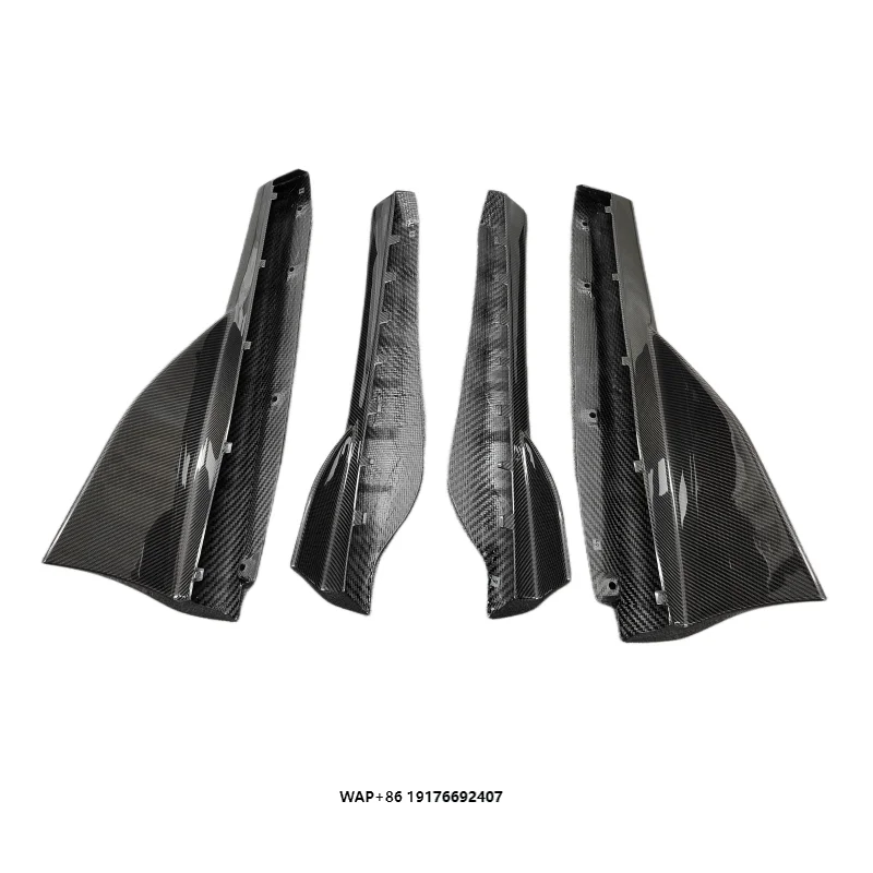 

Dry Carbon Fiber Side Bumper Extended Skirt Separator Body Kit for Mclaren 540C 570S Upgrade 600LT Style Body Kit