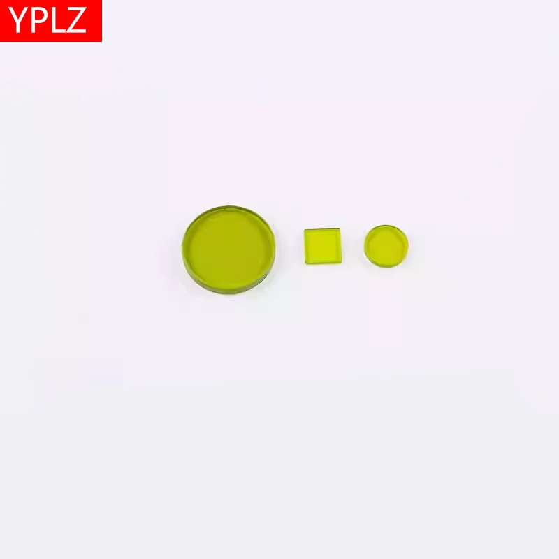 Optical Green Glass Filter Absorption Green Colored Filter Green Glass Filter Lens Transmitting Green Light Circular Filter