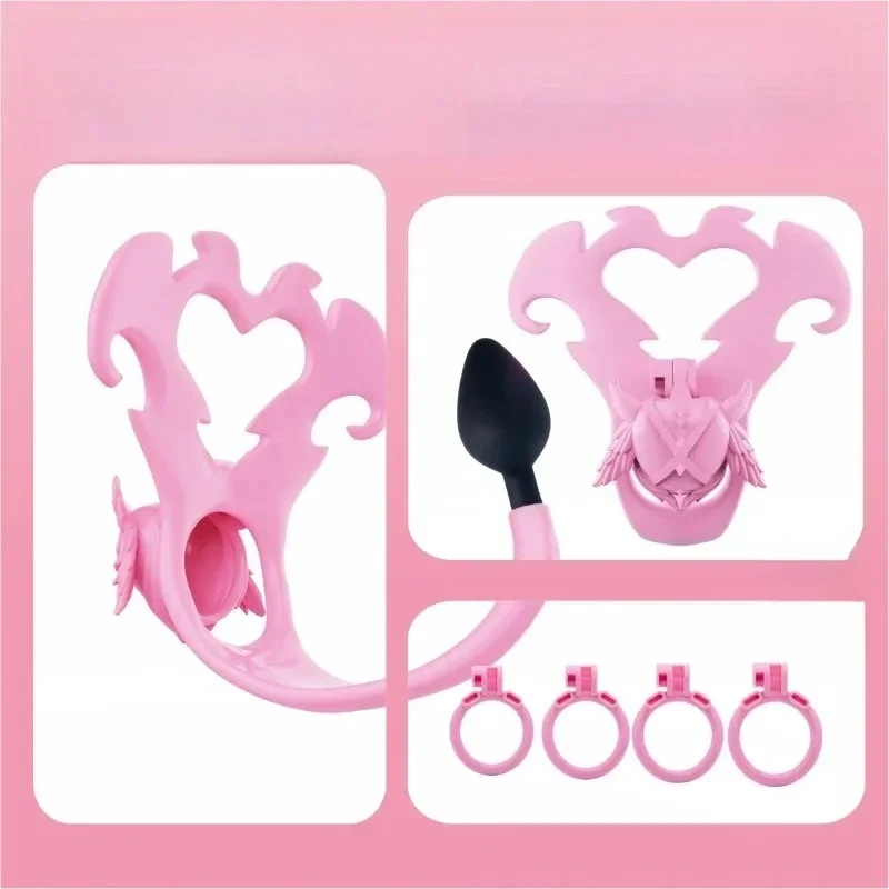 ذكر الشيطانة مجلس سيسي العفة قفل الجبهة والخلفية شرجي التوصيل الأعضاء التناسلية ضبط النفس يمكن ارتداؤها العفة السراويل ألعاب مثيرة للرجال Fjozi #3