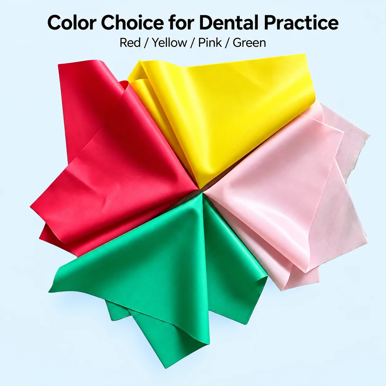 Anti-allergy Natural Rubber Dental Latex Dam 0.18mm 5/6 Inch Multi Color Non Sterile Dental Isolation Materials