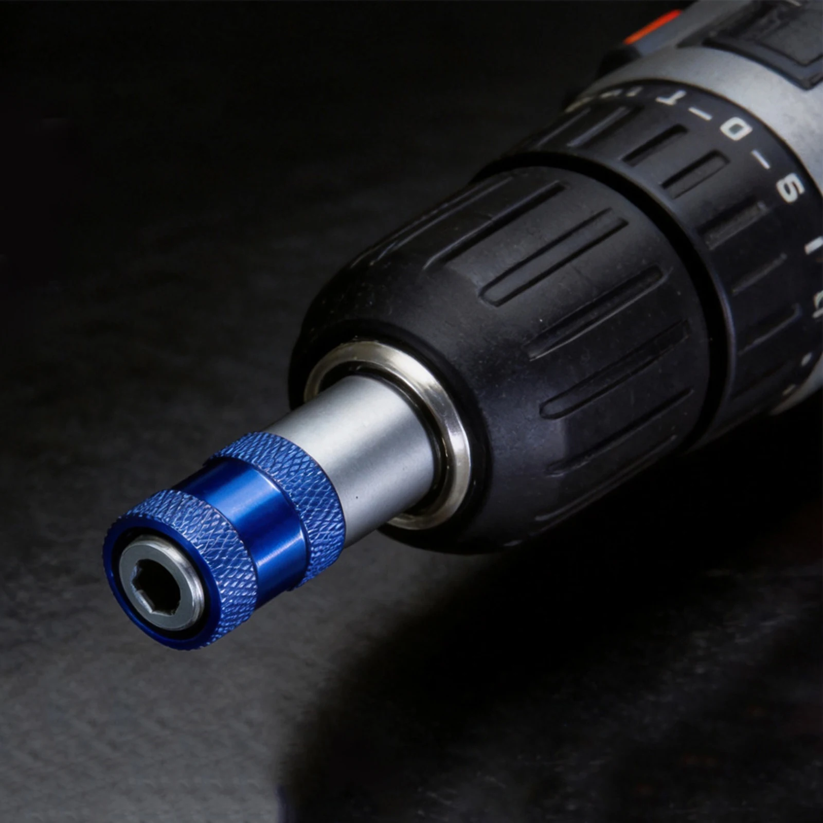10mm To 1/4 Inch Hex Adapter with Magnetic Tip Auto-Locking Hex Shank Adapter 6.35mm Portable Screwdriver Extension Tool