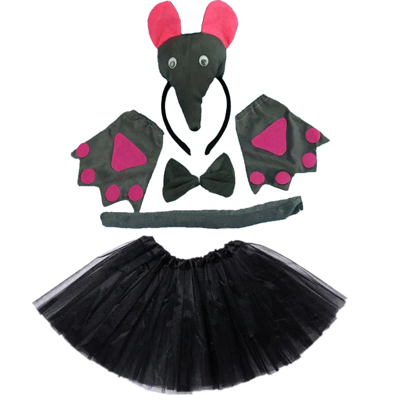 Bambino adulto ratto animale regalo di compleanno puntelli per feste fascia per capelli copricapo costume di Halloween cosplay