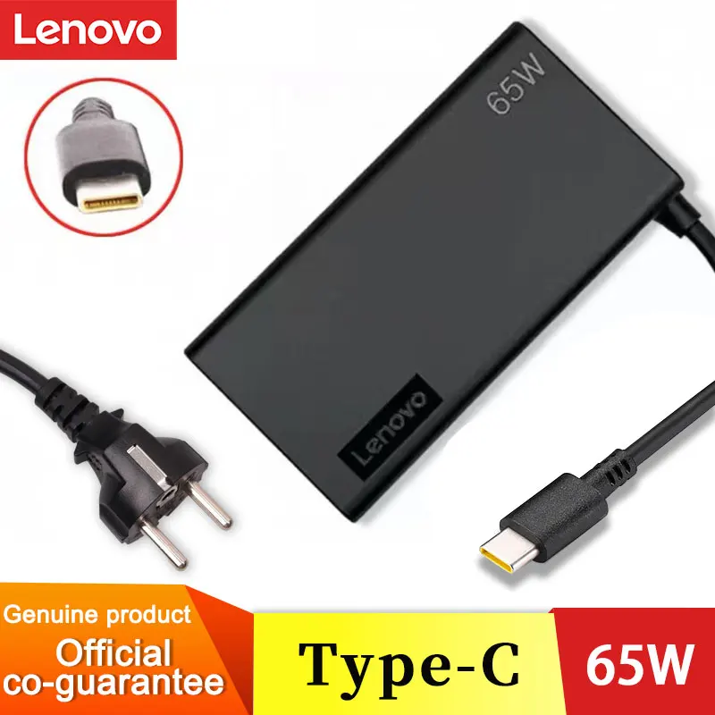 New Lenovo Charger 65W Type C 20V 3.25 Laptop Charger Power Ac Adapter For MacBook ASUS ZenBook Lenovo Dell Xiaomi Air HP Sony