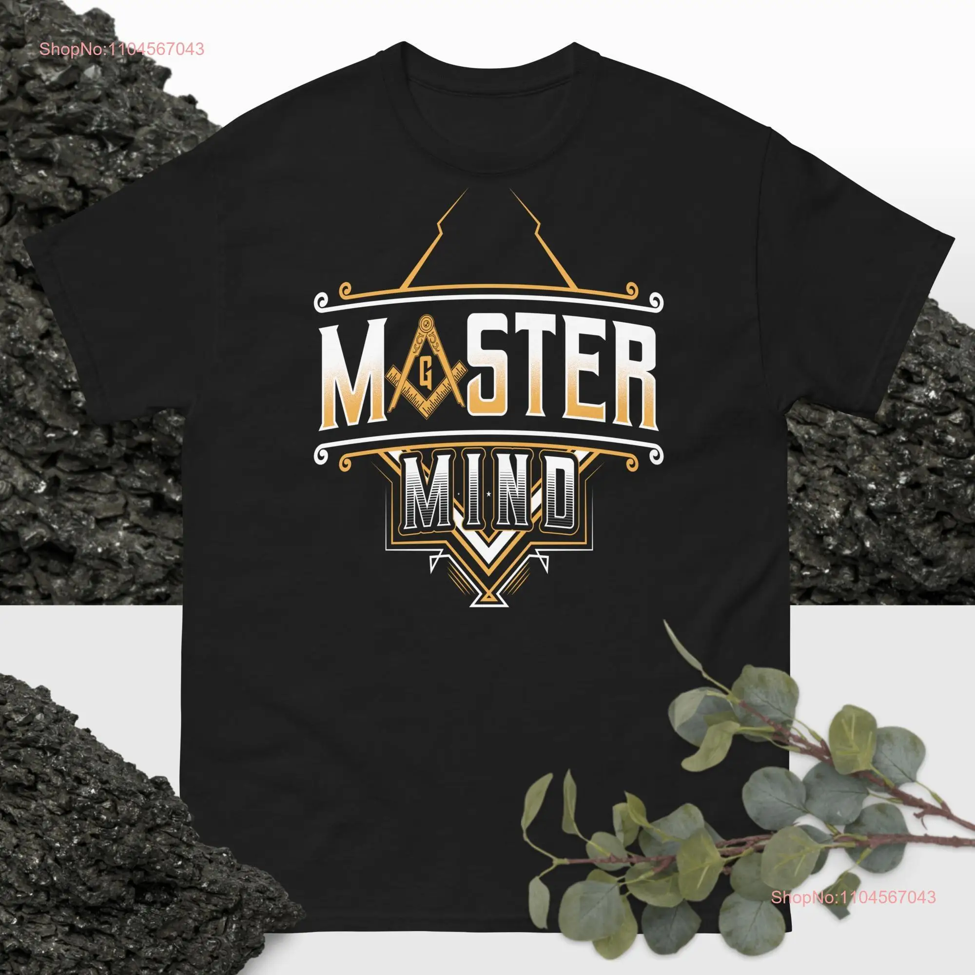 Masonic Master Mind Freemason T Shirt long or short sleeves