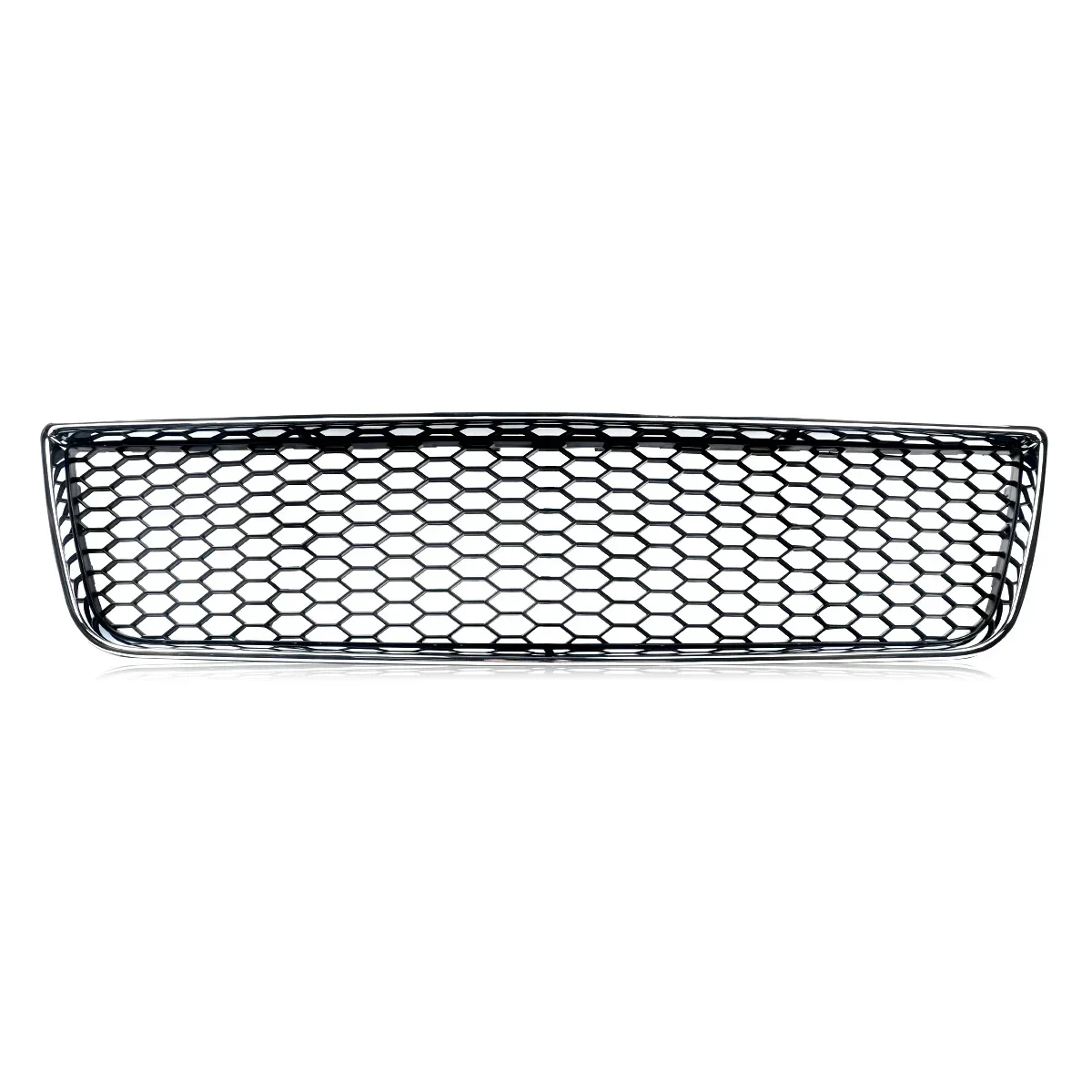 Chrome+Black Front Lower Bumper Grille Honeycomb Fit Chevrolet Impala 2006 2007 2008 2009 2010 2011 2012 2013 auto parts