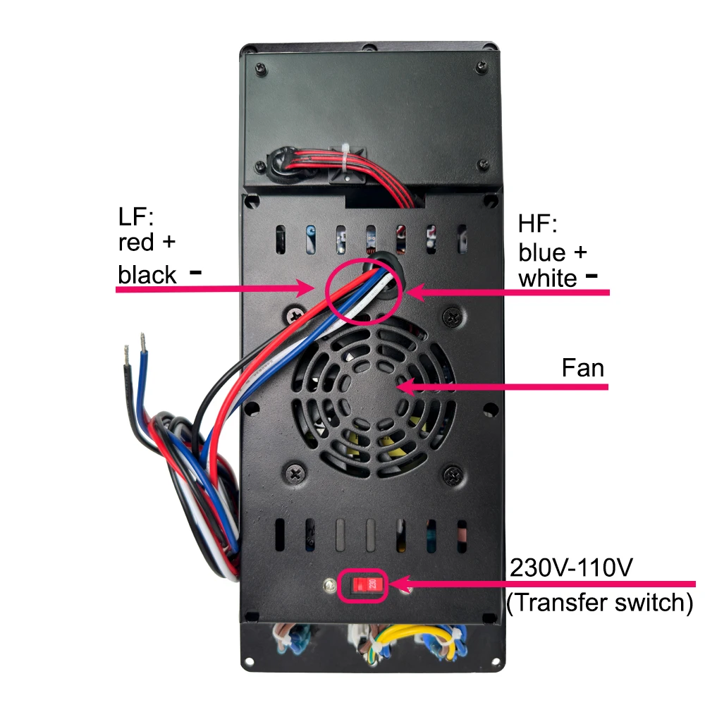 800W+400W 2 Way Amplifier Module FIR Professional Speaker Plate Amplifier Class D with DSP