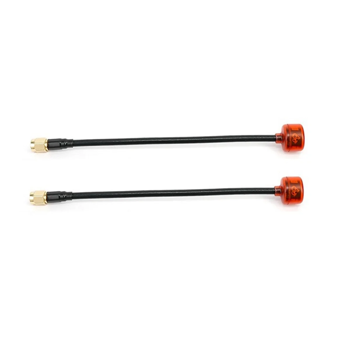 2PCS 5.8G FPV Antenna VTX VRX Antenna SMA RHCP 160mm Long Range Antenna Connector Adapter for RC FPV Drone Goggles