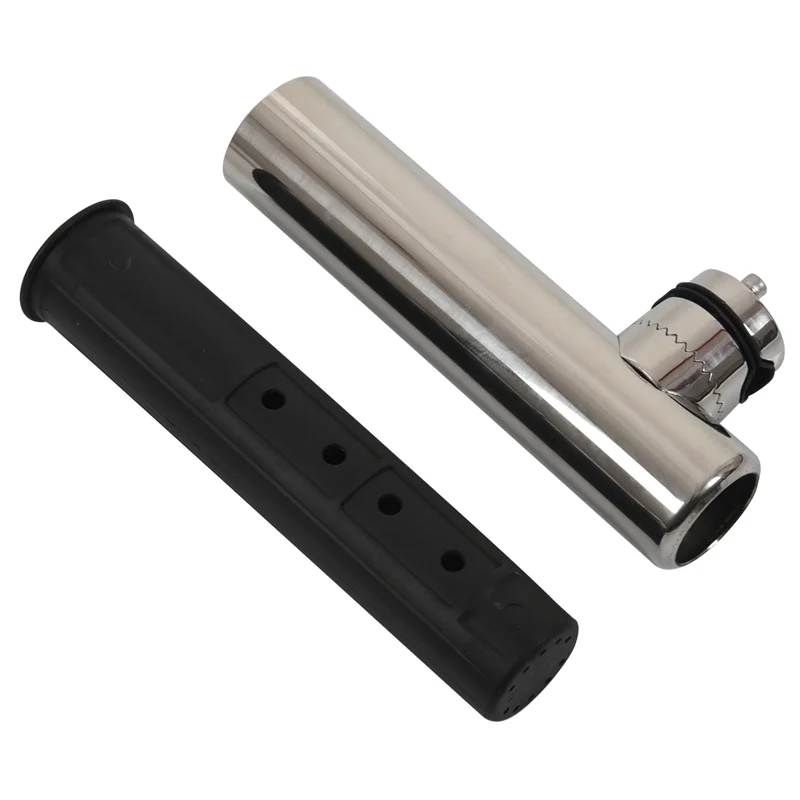

8Pcs Boat Stainless Steel Clamp On Fishing Rod Holder Rails 7/8 Inch To 1 Inch Tube Ship Stainless Steel Rod 19Mm-26Mm