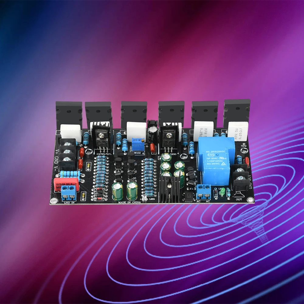 DC 20V-90V 300W Mono Power Verstärker 1943 + 5200 HIFI High-power Gepaart Rohr Post Bühne audio Verstärker Bord mit Lautsprecher Schützen