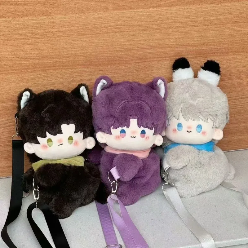 Anime Love and Deepspace Xavier Sylus Rafayel Zayne Cosplay Cartoon Fluffy Messenger Bag Maskottchen Ornament Mode Derivatives Geschenk