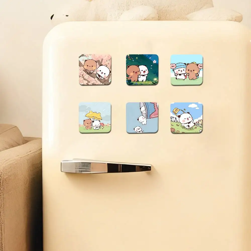Cartoon Cute B-Bubu D-Dudu Refrigerator Magnets For Dishwasher/ Refrigerator/ Freezer, Whimsical Kitchen Decor