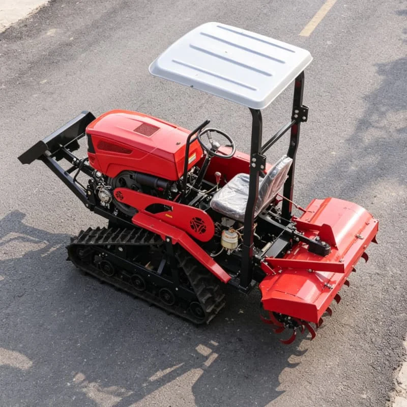 

Customized Multifunctional Crawler Rotary Cultivator, 35 HP Tractor, Upgraded Mini Tiller & Intertiller