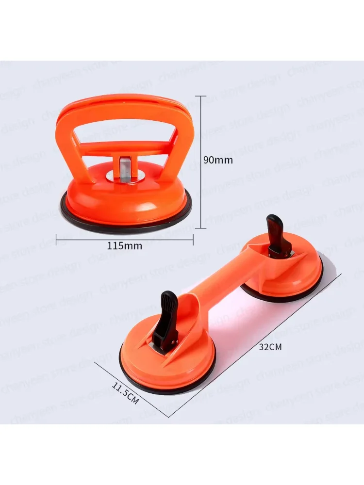 1/2Pcs Glass Lifting Suction Cups Heavy Duty Vacuum ABS Handle Holder for Lift Floor Tile Auto Car Windshield Repair Hand Tools