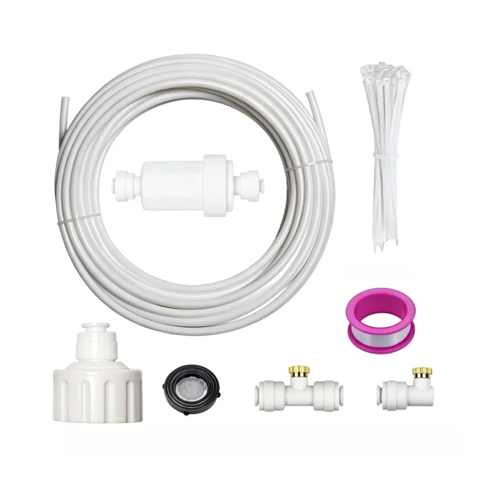 32.8ft Pool Slide Water Tubing Set PE Material with Fittings and Filter for Swimming Pool Slides Garden Irrigation