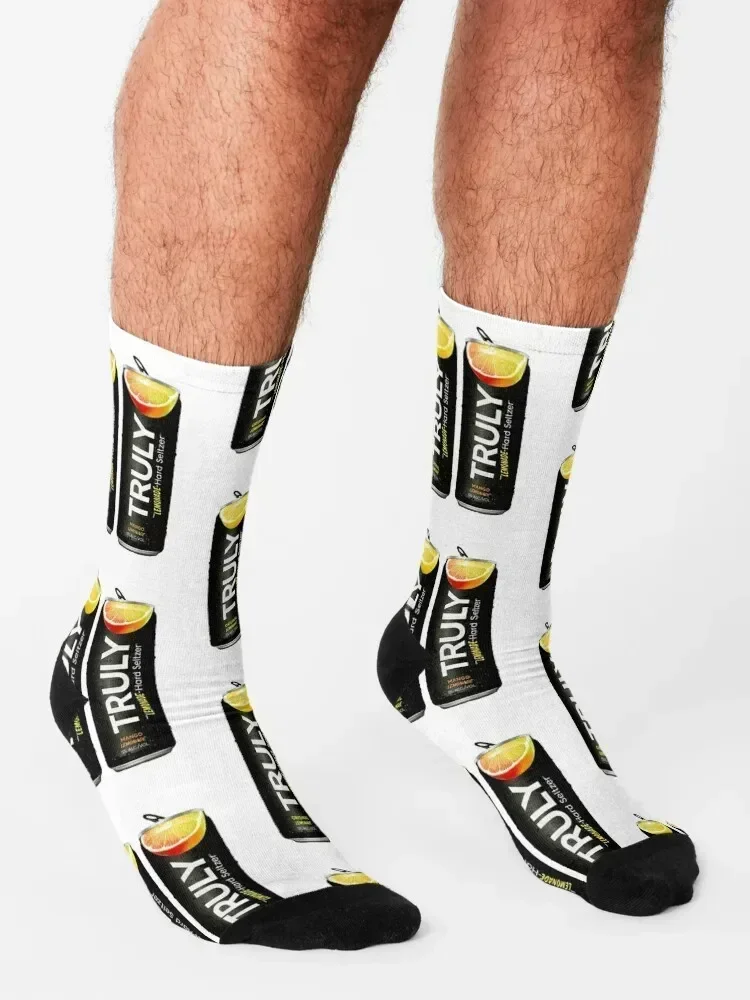 Truly Lemonade Socks compression cotton christmas stocking anti slip football Socks Men Women's