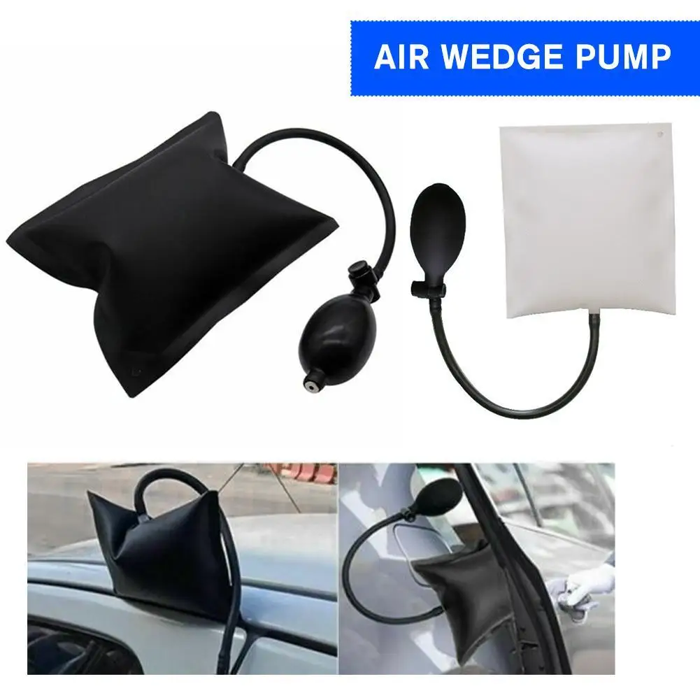 Bolsa de bomba de aire inflable negra, abridor de puerta de coche profesional, cuña de coche, herramienta de reparación de alineación manual, 1 unidad, nuevo