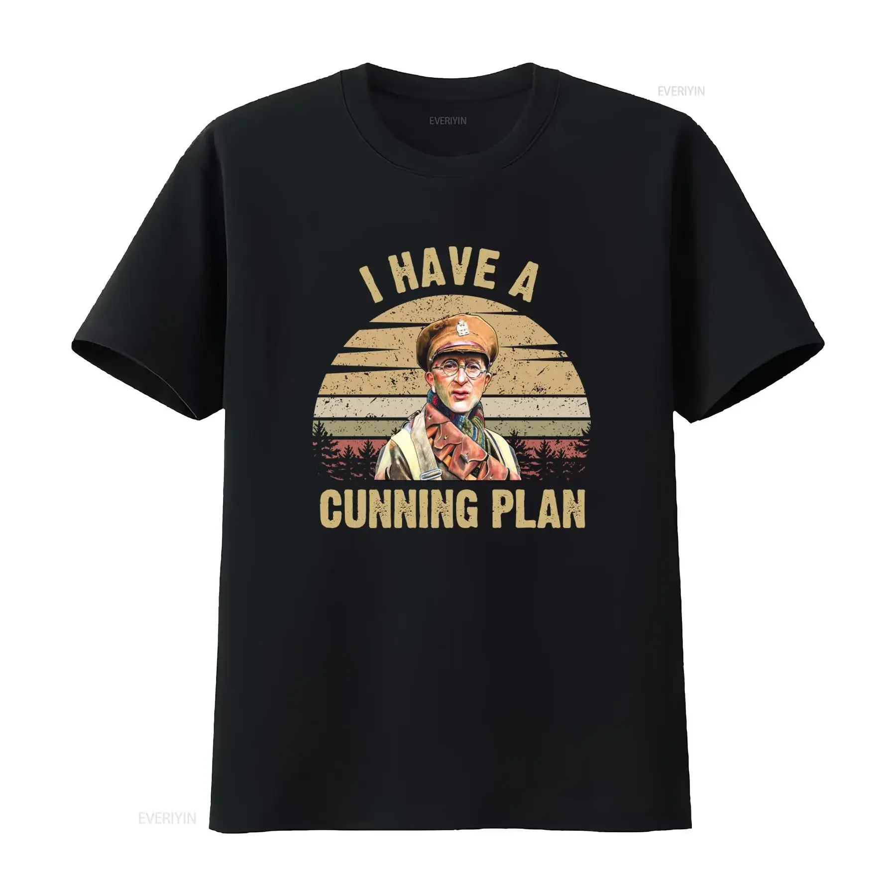 Vintage Style Blackadder Back Forth Comedy Movie T Shirt I Have A Cunning Plan Design Dark Heather Mnh040921014 1BTZ vintage