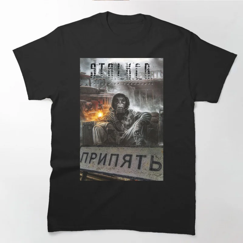 

S.T.A.L.K.E.R. 2 Shadow of chernobyl 0813 Danger exclusion zone gift t shirt Videogame Stalker Graphic Clothes All size Tops
