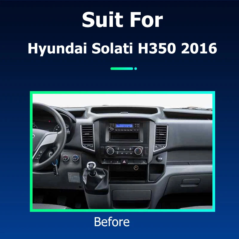 Android Car Radio GPS Navigation Multimedia Video Player for Hyundai Solati H350 2016 Stereo Tape Recorder Screen Head Unit 4G