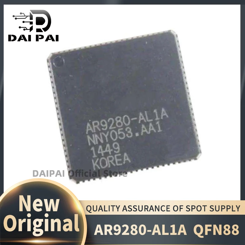 

(10 шт./лот) 100% новый оригинальный набор микросхем AR9280-AL1A AR9280 AL1A QFN-88
