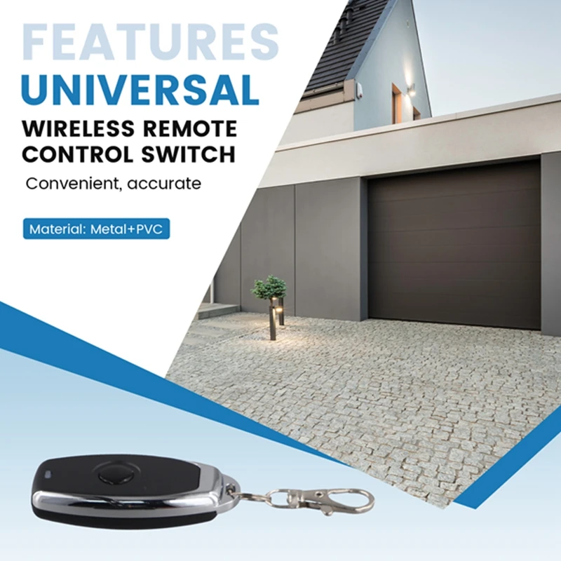 433Mhz Universal Wireless Remote Control Switch DC 12V 24V 1CH Relay Receiver Module With 1 Channel Remote Transmitter