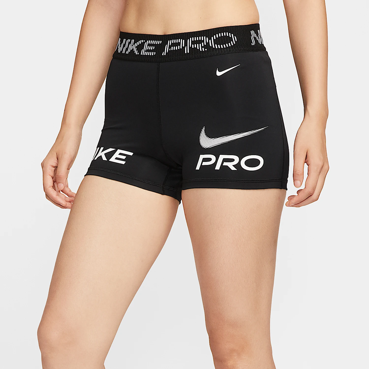 

Женские велосипедные тренировочные шорты Nike Authentic 2025 Summer с завышенной талией HV2465-010