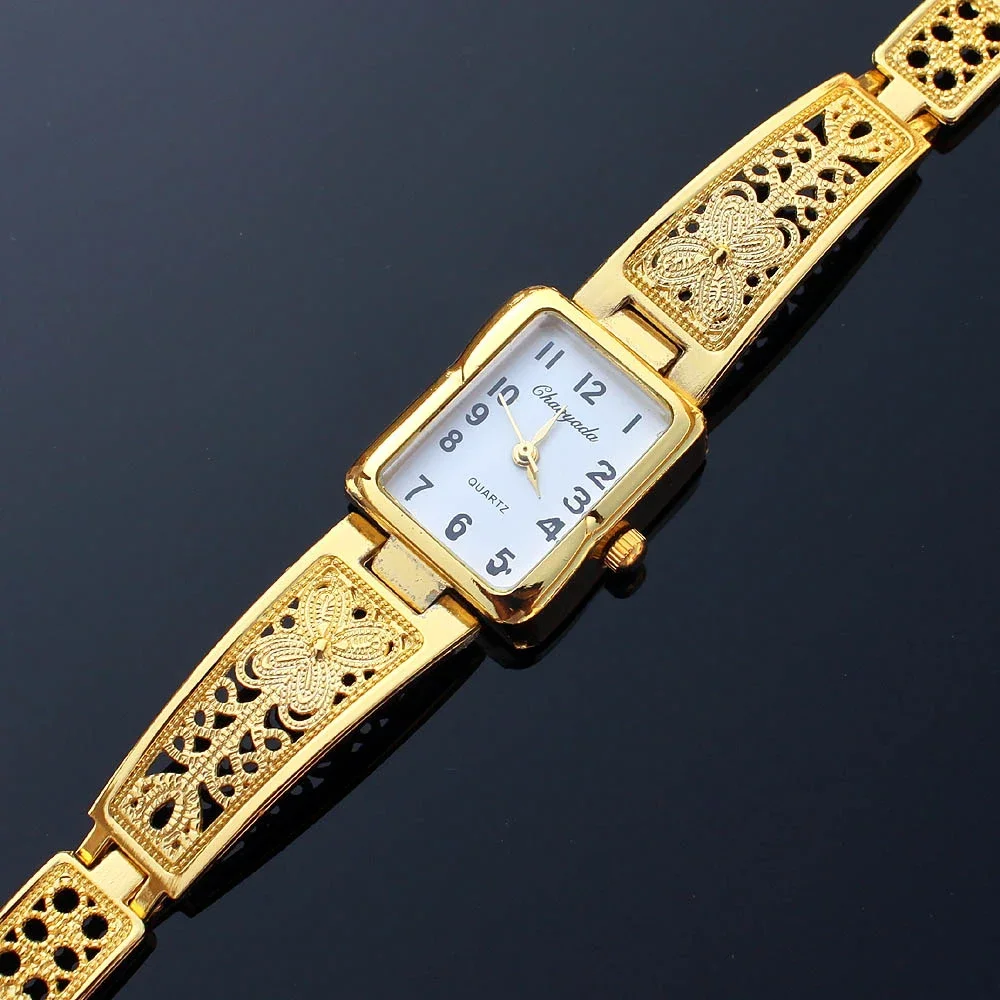 Drop Shipping Dress Women Rectangle Clock Wrist Watches Women\'s Bracelet Watches Fashion Lady Quartz Watch Montre Femme