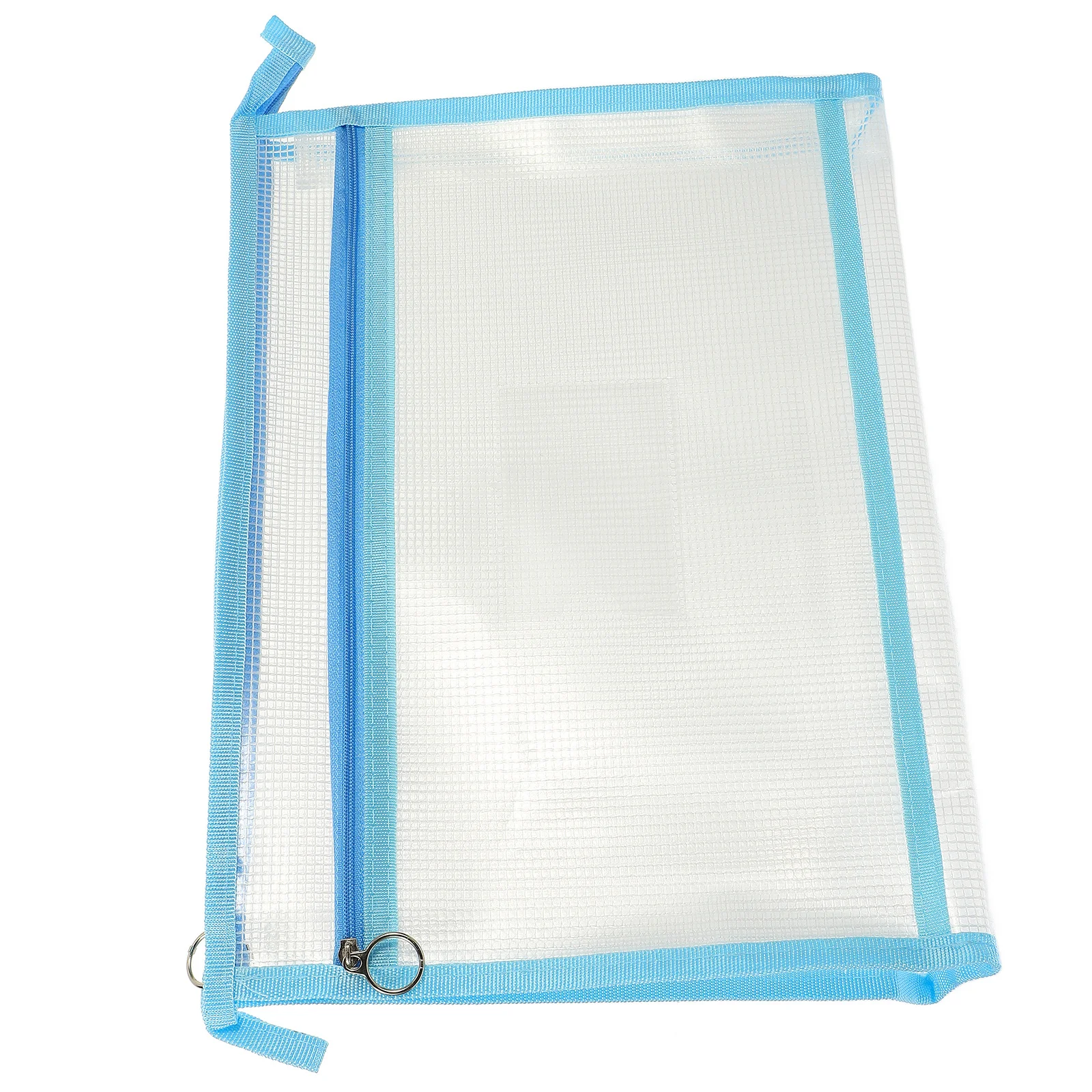 

Прозрачная сетчатая сумка на молнии, органайзер для документов большой емкости для канцелярских принадлежностей, бумаги, туалетных принадлежностей, принадлежности для хранения в классе