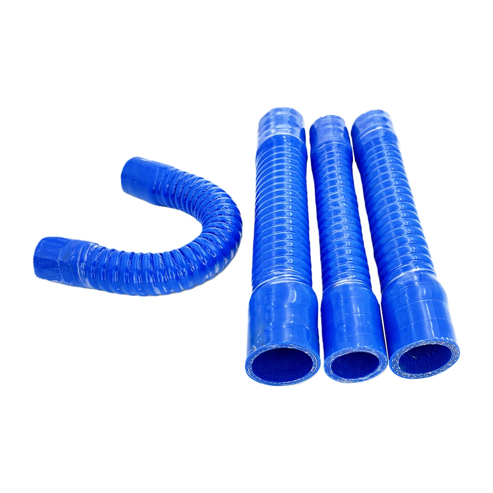 ID 16~75MM Blue Universal Car Silicone Flexible Hose Intercooler Hose Air Intake Pipe Radiator Tube 32 35 38 40 45 50 60 63 70MM