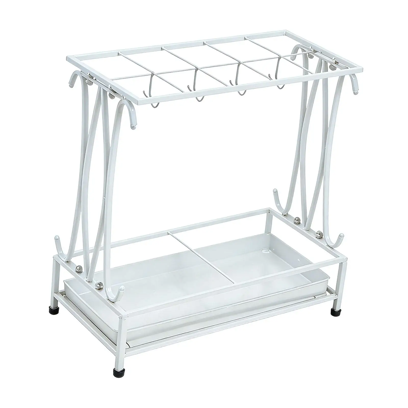 Umbrella Holder Multipurpose Entryway Organizer Container Umbrella Stand Storage Container Iron for Office Hotel Supermarket
