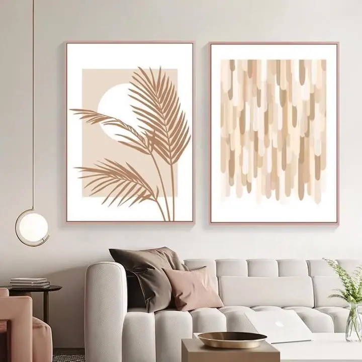 Niche abstract Nordic ins art simple dining room decorative canvas painting