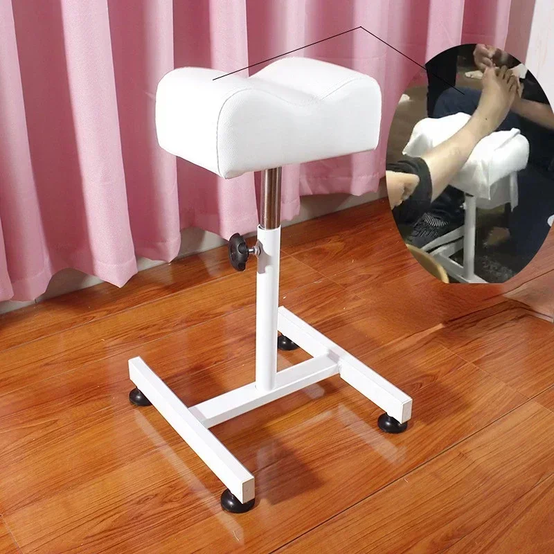 Silla de manicura y pedicura profesional para Spa, herramienta giratoria de elevación para baño de pies, soporte para uñas, silla de pedicura para salón, color blanco y negro