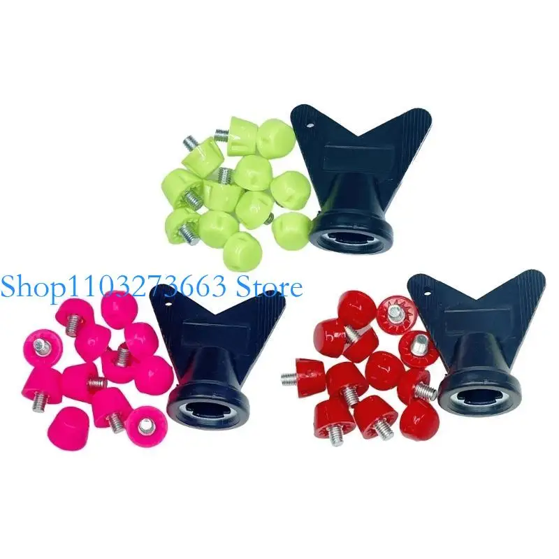 R6FE 12pcs พลาสติกเปลี่ยนแกน, studs studs football soccer studs แทน
