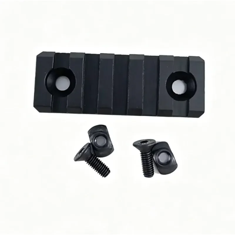 Taktische 20-mm-MLOK-Metallschiene, CNC-gefräste Schienenabschnitte, universelles Zubehör für Spielzeug-Handschutzvorrichtungen für den Außenbereich – Detail 2
