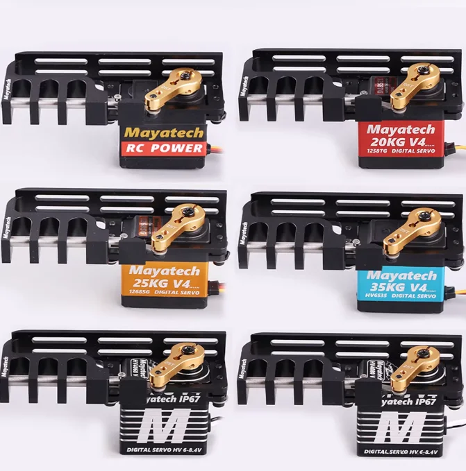 Mayatech V4 15/20/23/35/60/80KG Digital Servo with Metal Teeth Large Torque Splashproof  motor Trigger Servo Drop Release