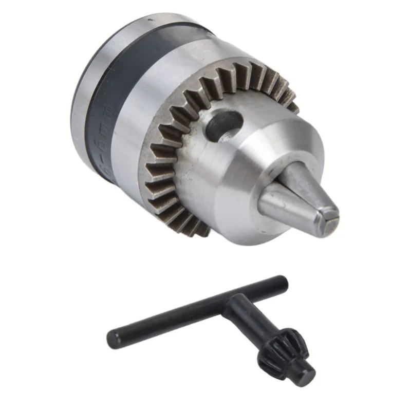 

Conversion Drill Chuck Stainless Steel Keyless 3 Jaw Thread Drills Chucks 3/8-24UNF 0.6-6mm