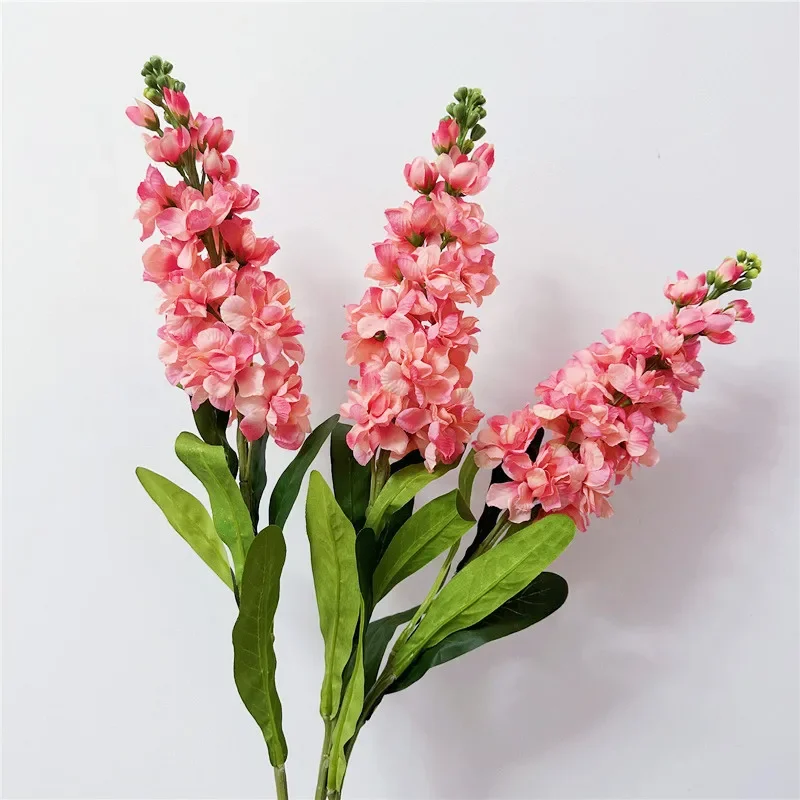 Lebensechte große Hyazinthen-Seidenblume für Hochzeit, Heimdekoration, Brautstrauß, violetter langer Zweig, Desktop-Vase, künstliche Blumen – Detail 2