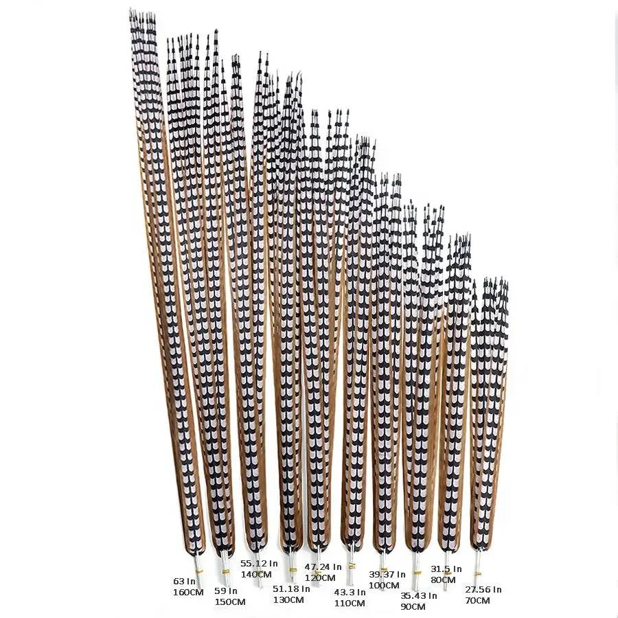 Wholesale Artificial Reeves Pheasant Tails Feathers 70-160cm for Carnival Samba Festival Holiday Costume Decorations