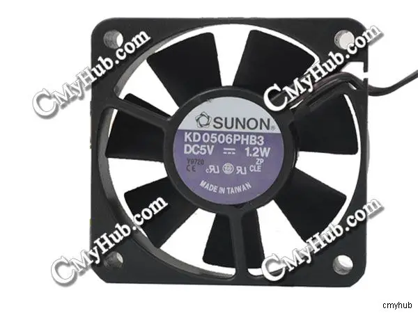 สำหรับ Sunon KD0506PHB3 DC5V 1.2W 6015 6cm 60mm 60X60X15MM 2PIN KD0506PHB3พัดลมทำความเย็น