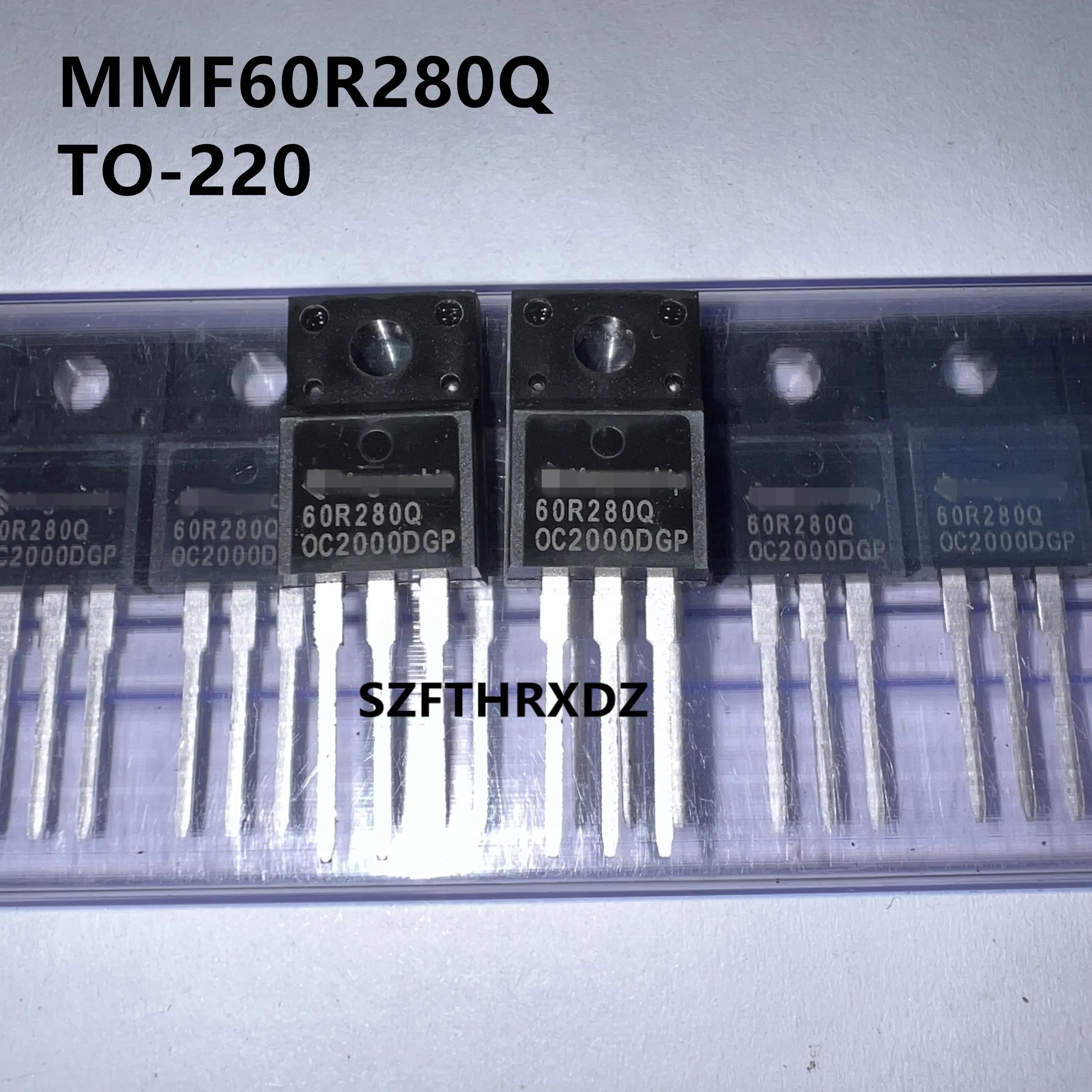 10pcs 100% New Imported Original  MMF60R280QTH MMF60R280Q 60R280Q TO-220F MOS FET 13A 650V